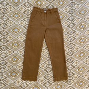 Everlane The Straight Leg Pant — Golden Brown